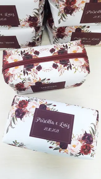Necessaire Personalizada Marsala