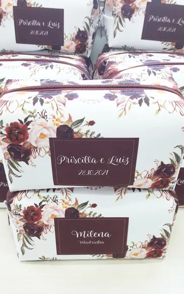 Necessaire Personalizada Marsala