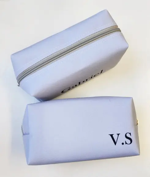 Necessaire Personalizada Masculina Cinza