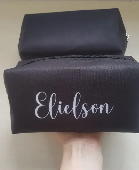 Necessaire Personalizada Preta