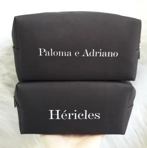 Necessaire Personalizada Preta