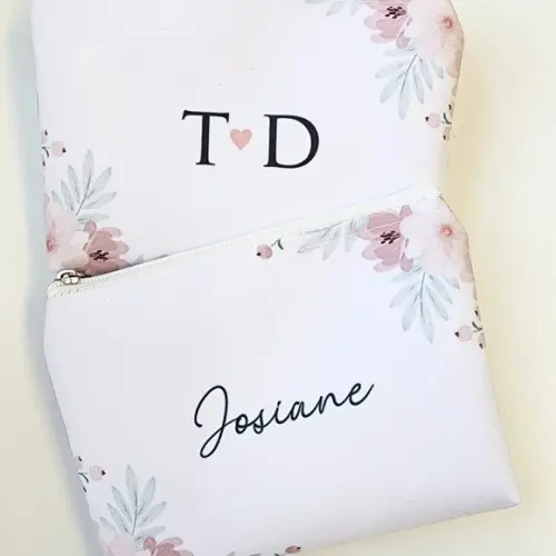 Necessaire Personalizada Rosa