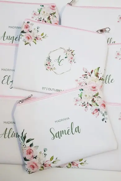 Necessaire Personalizada Rosa