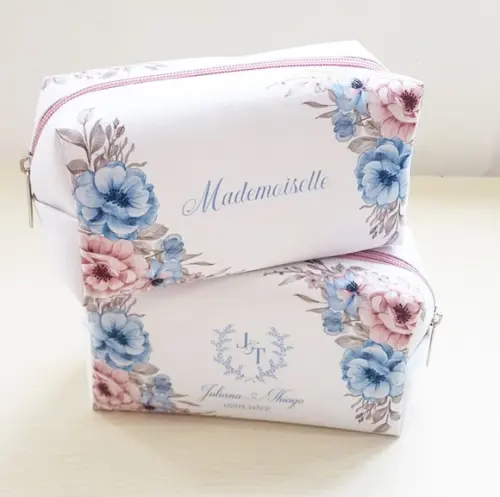 Necessaire Personalizada Rose com Azul Serenity Mod Box