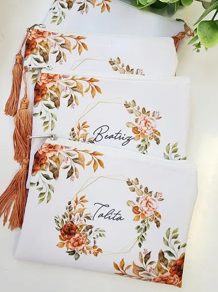 Necessaire Personalizada Terracota com Pingente