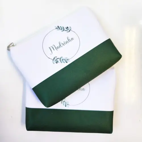 Necessaire Personalizada Verde Escuro