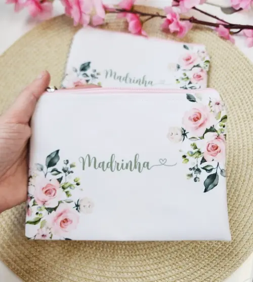 Necessaire Rosa Floral