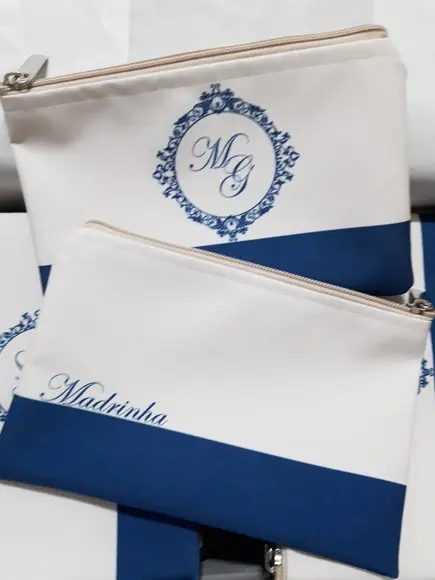 Necessaire Slim Azul Marinho
