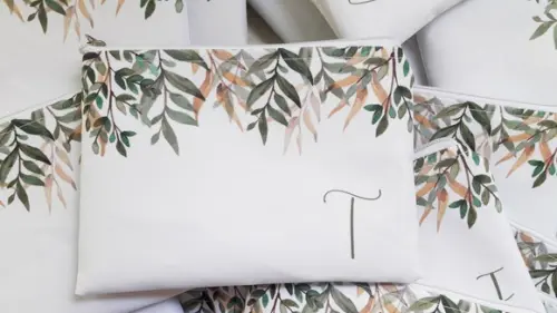 Necessaire Slim Folhagens