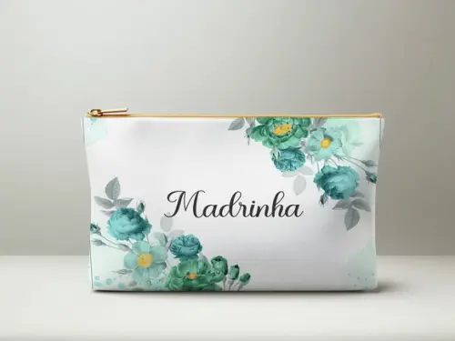 Necessaire Slim Verde Esmeralda