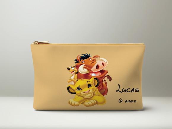 Kit 30 Necessaire Mais 10 Mochilinha Rei Leão