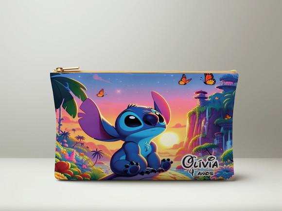 Kit 55 un Necessaire Lilo e Stitch Personalizada Slim