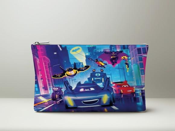 Kit 70 un Necessaire Personalizada Batwheels 16x22cm