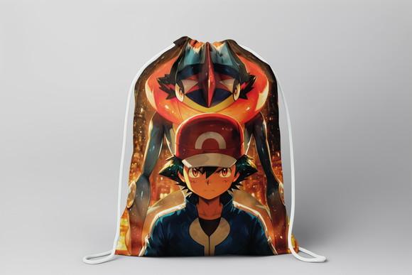 Mochilinha Ash And Greninja