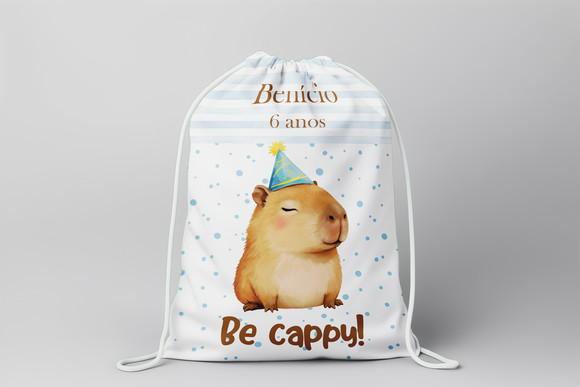 Mochilinha Capivara Personalizada