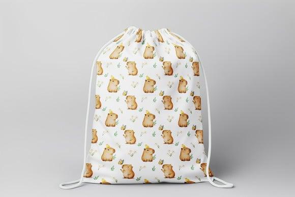 Mochilinha Capivara Personalizada