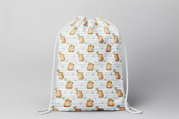 Mochilinha Capivara Personalizada