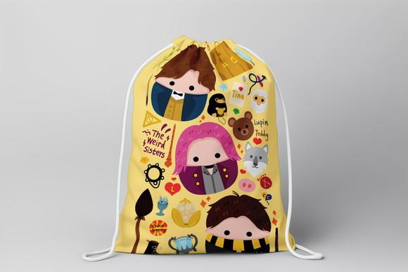 Mochilinha Harry Potter Personalizada