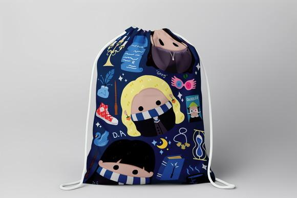Mochilinha Harry Potter Personalizada