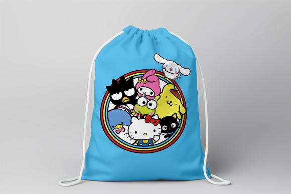 Mochilinha Hello Kitty e Seus Amigos