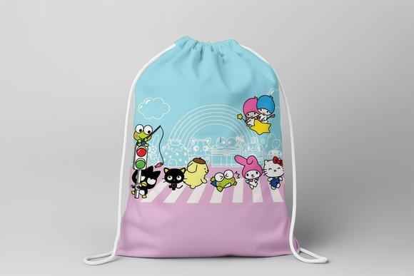 Mochilinha Hello Kitty e Seus Amigos sem Personalização