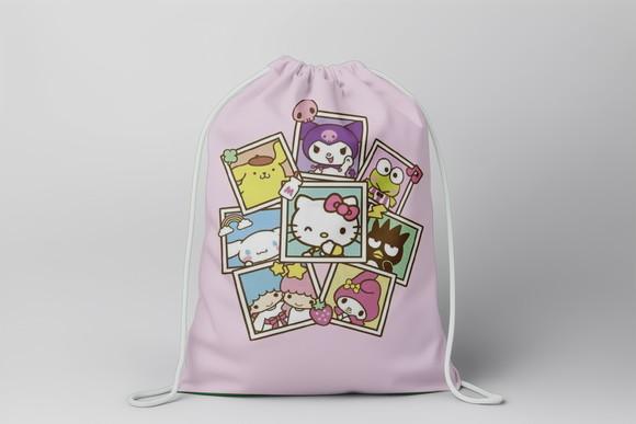 Mochilinha Hello Kitty e Seus Amigos sem Personalização