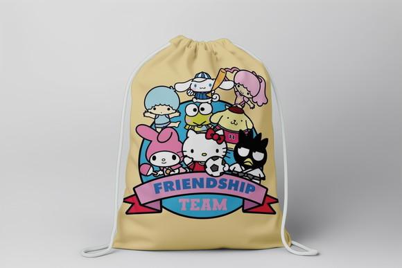 Mochilinha Hello Kitty e Seus Amigos sem Personalização