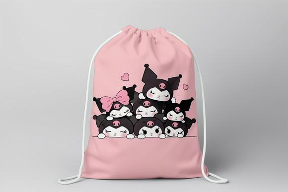 Mochilinha Hello Kitty Kuromi