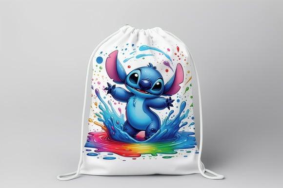 Mochilinha Lilo & Stitch Personalizada