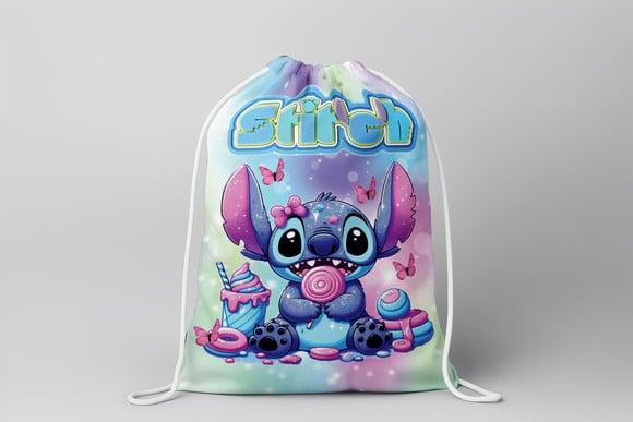 Mochilinha Lilo & Stitch Personalizada