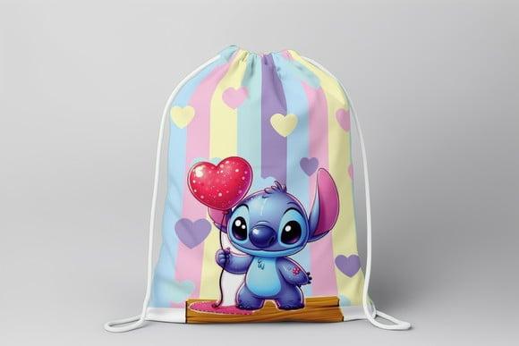 Mochilinha Lilo & Stitch Personalizada