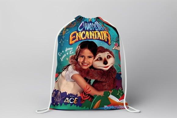 Mochilinha Personalizada a Caverna Encantada
