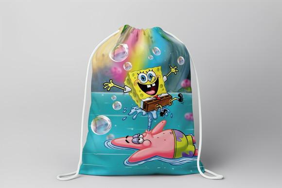 Mochilinha Personalizada Bob Esponja