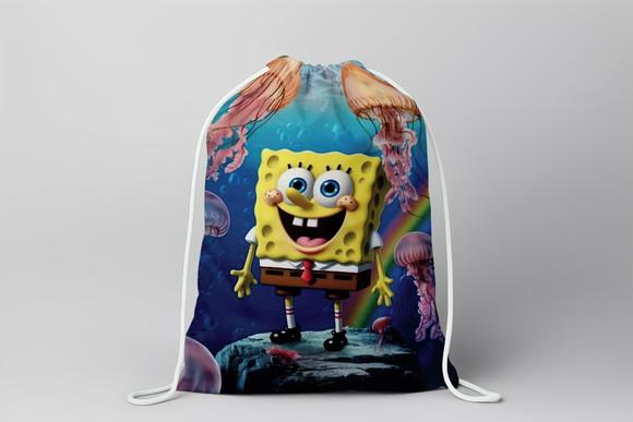 Mochilinha Personalizada Bob Esponja