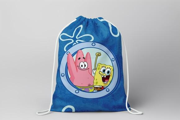 Mochilinha Personalizada Bob Esponja