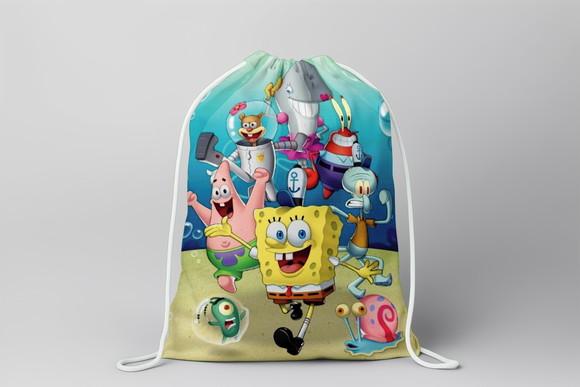 Mochilinha Personalizada Bob Esponja
