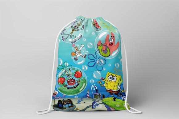 Mochilinha Personalizada Bob Esponja
