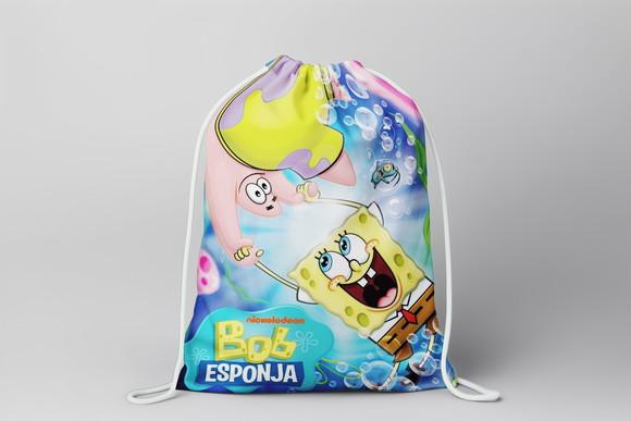 Mochilinha Personalizada Bob Esponja