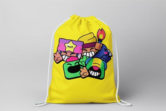 Mochilinha Personalizada Brawl Stars
