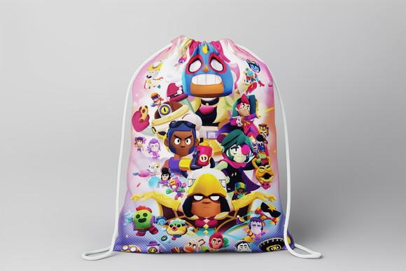 Mochilinha Personalizada Brawl Stars