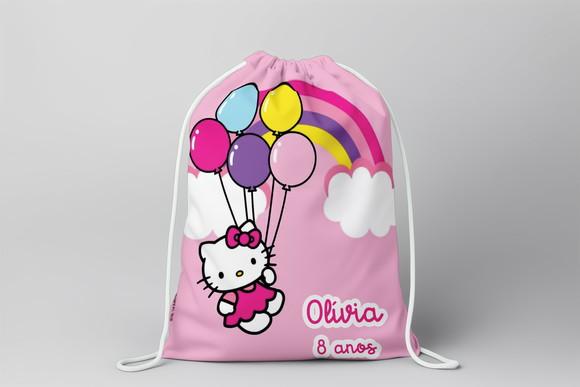 Mochilinha Personalizada Hello Kitty