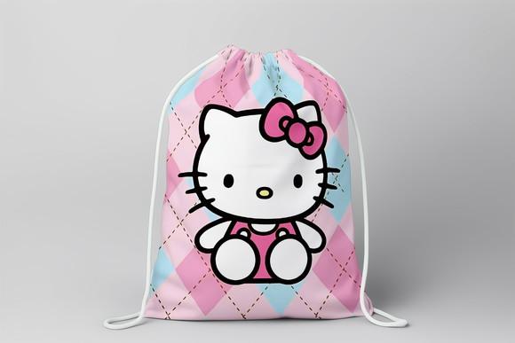 Mochilinha Personalizada Hello Kitty sem Personalização