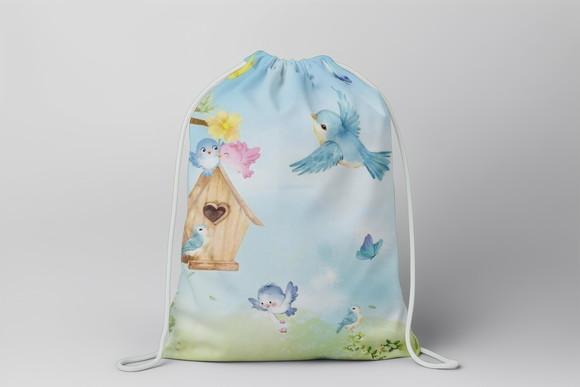 Mochilinha Personalizada Jardim Encantado Meninos