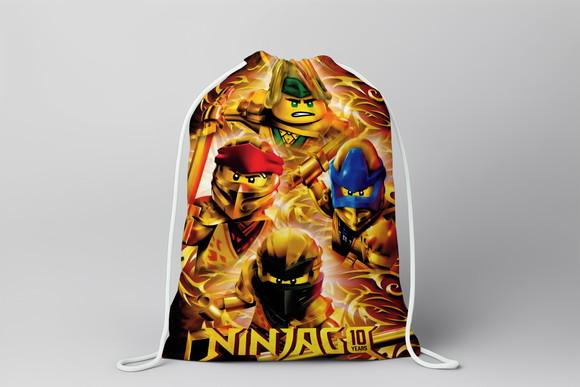 Mochilinha Personalizada Ninjago