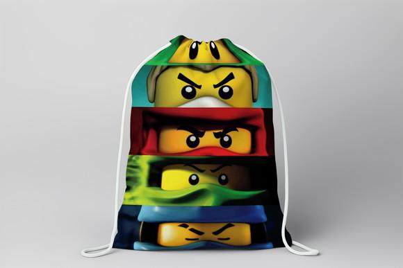 Mochilinha Personalizada Ninjago