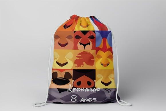 Mochilinha Personalizada Rei Leão