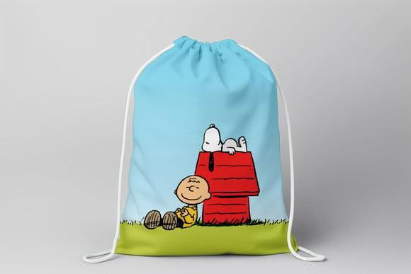 Mochilinha Snoopy e Charlie Brown