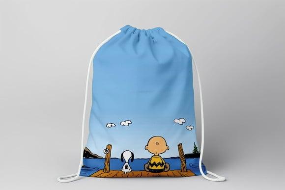 Mochilinha Snoopy e Charlie Brown