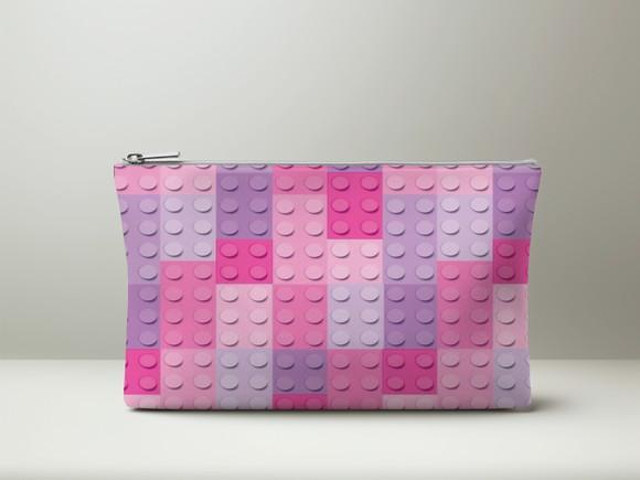 Necessaire Lego Rosa