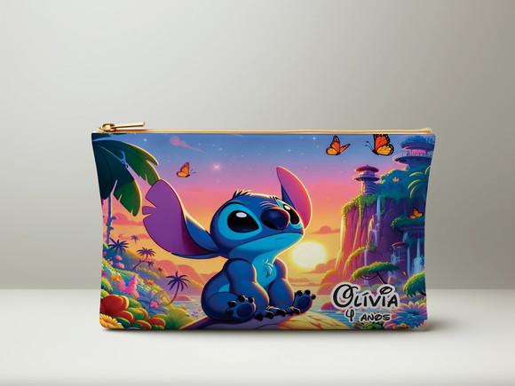 Necessaire Lilo e Stitch Personalizada Slim